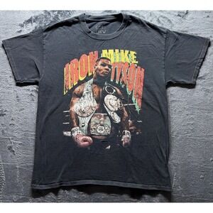 Iron Mike Tyson Heavyweight Boxing T-shirt. Goat Crew 100% Cotton Sz. Medium